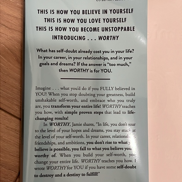 Worthy: How to Believe You Are Enough and Transform Your Life by Jamie Kern Lima - Picture 4 of 5